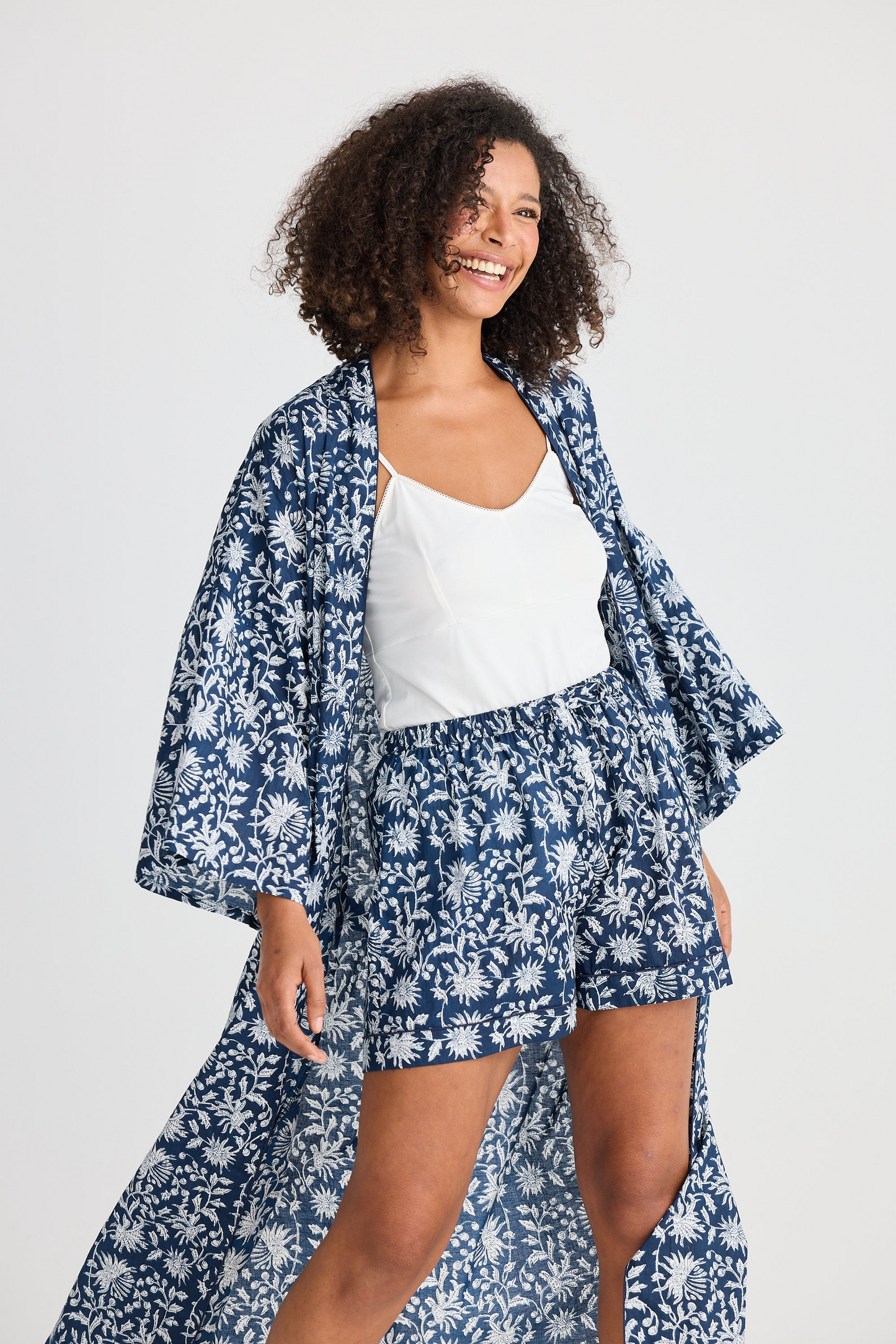 Namaste Robe - Wild Paisley Print