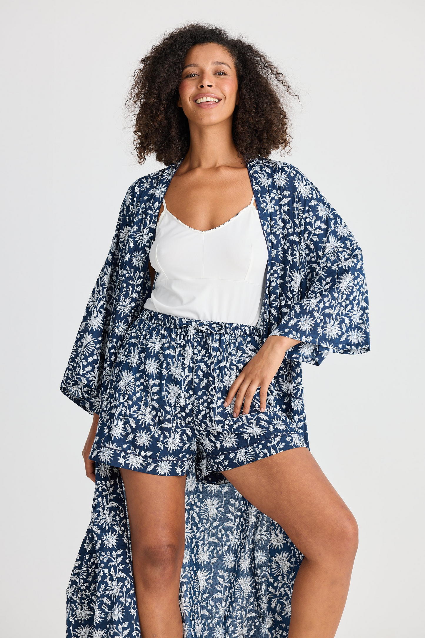 Namaste Robe - Wild Paisley Print