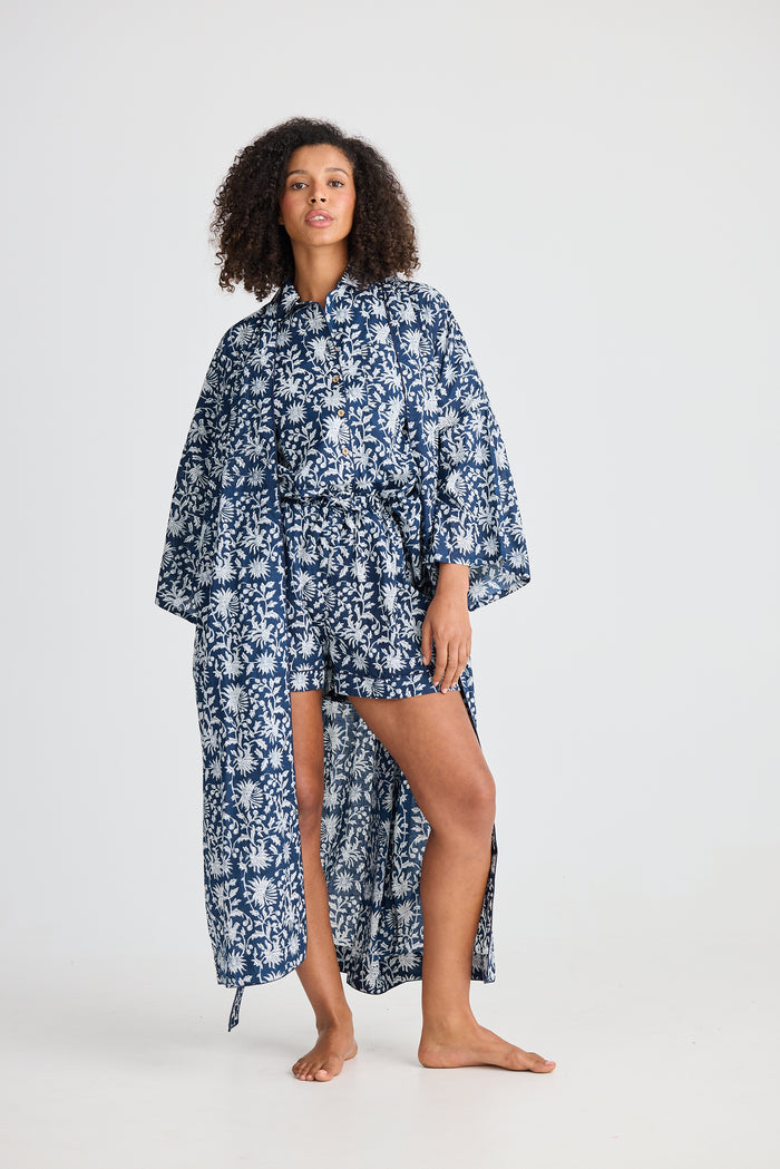 Namaste Robe - Wild Paisley Print