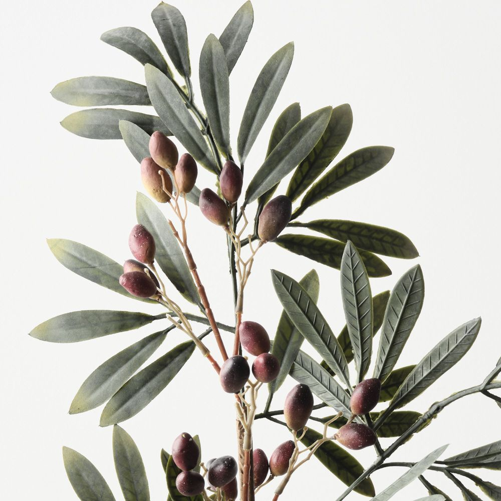 Olive Leaf Spray - Burgundy Green