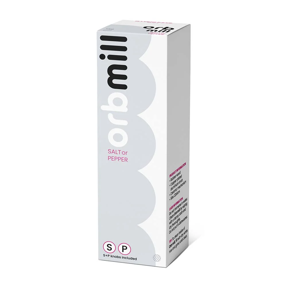 Orb Pepper & Salt Mill - Aqua