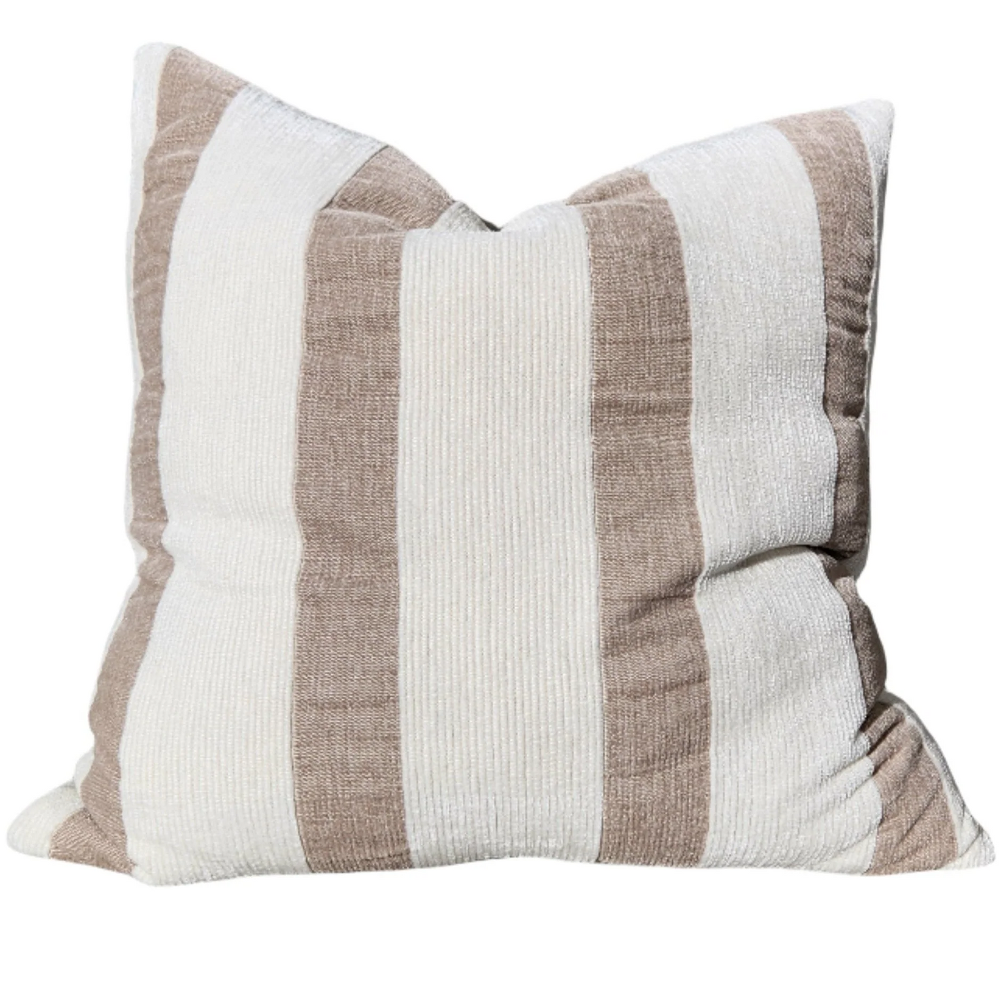 Palma Corduroy Cushion - Off White/Nude