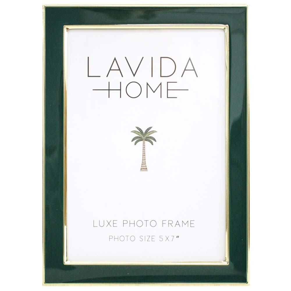 Photo Frame - Olive/Gold