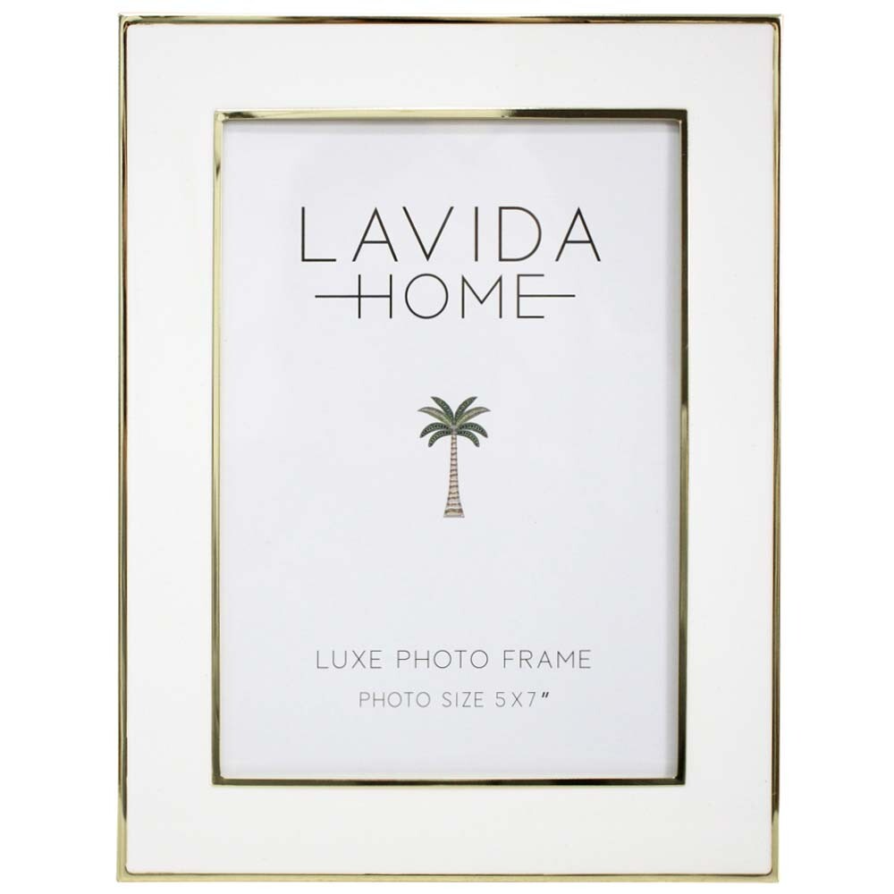 Photo Frame - White/Gold