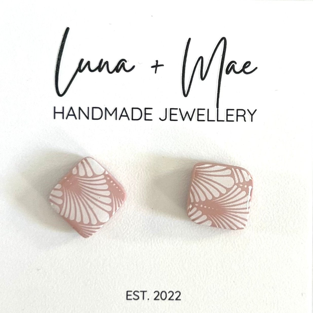 Polymer Clay Stud Single - #1