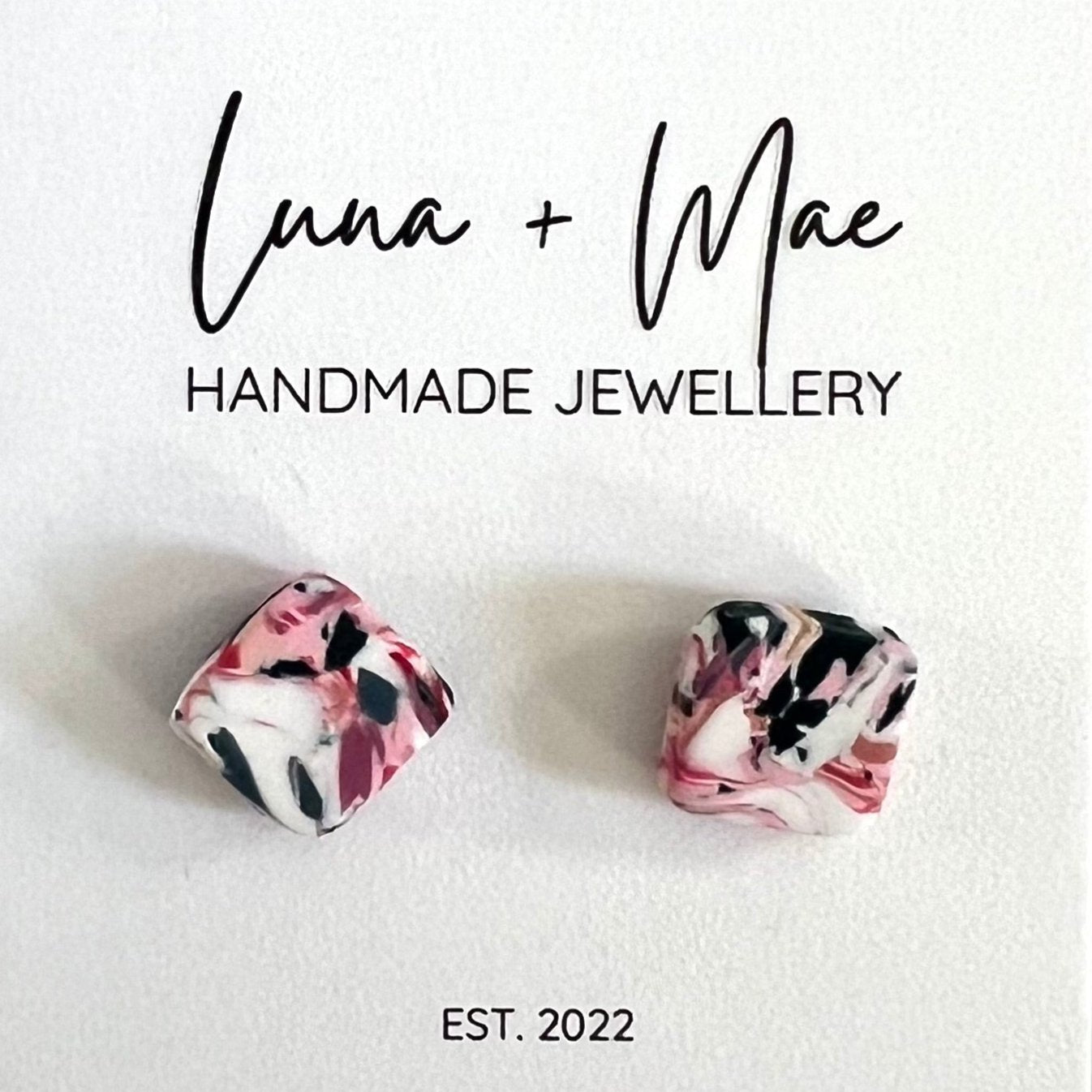 Polymer Clay Stud Single - #3