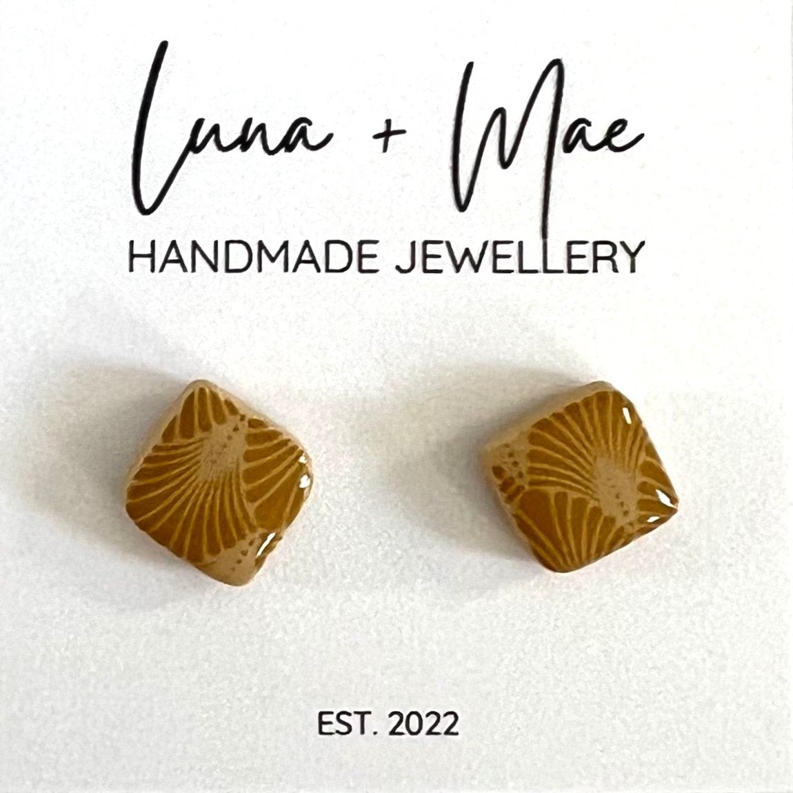 Polymer Clay Stud Single - #5