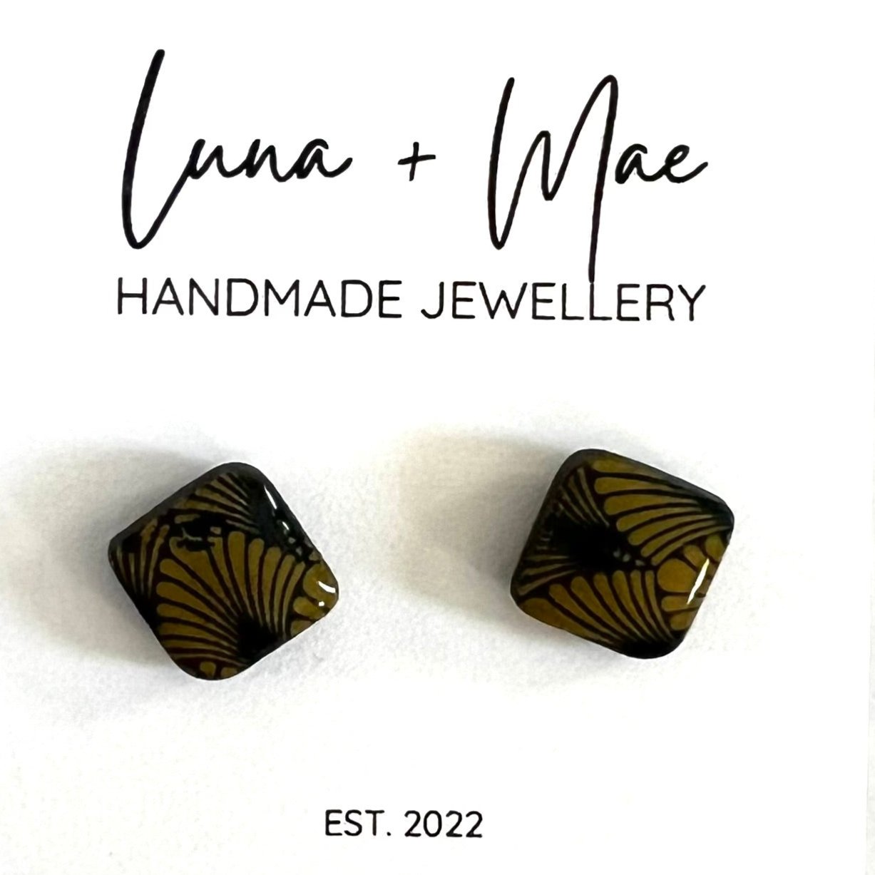 Polymer Clay Stud Single - #6