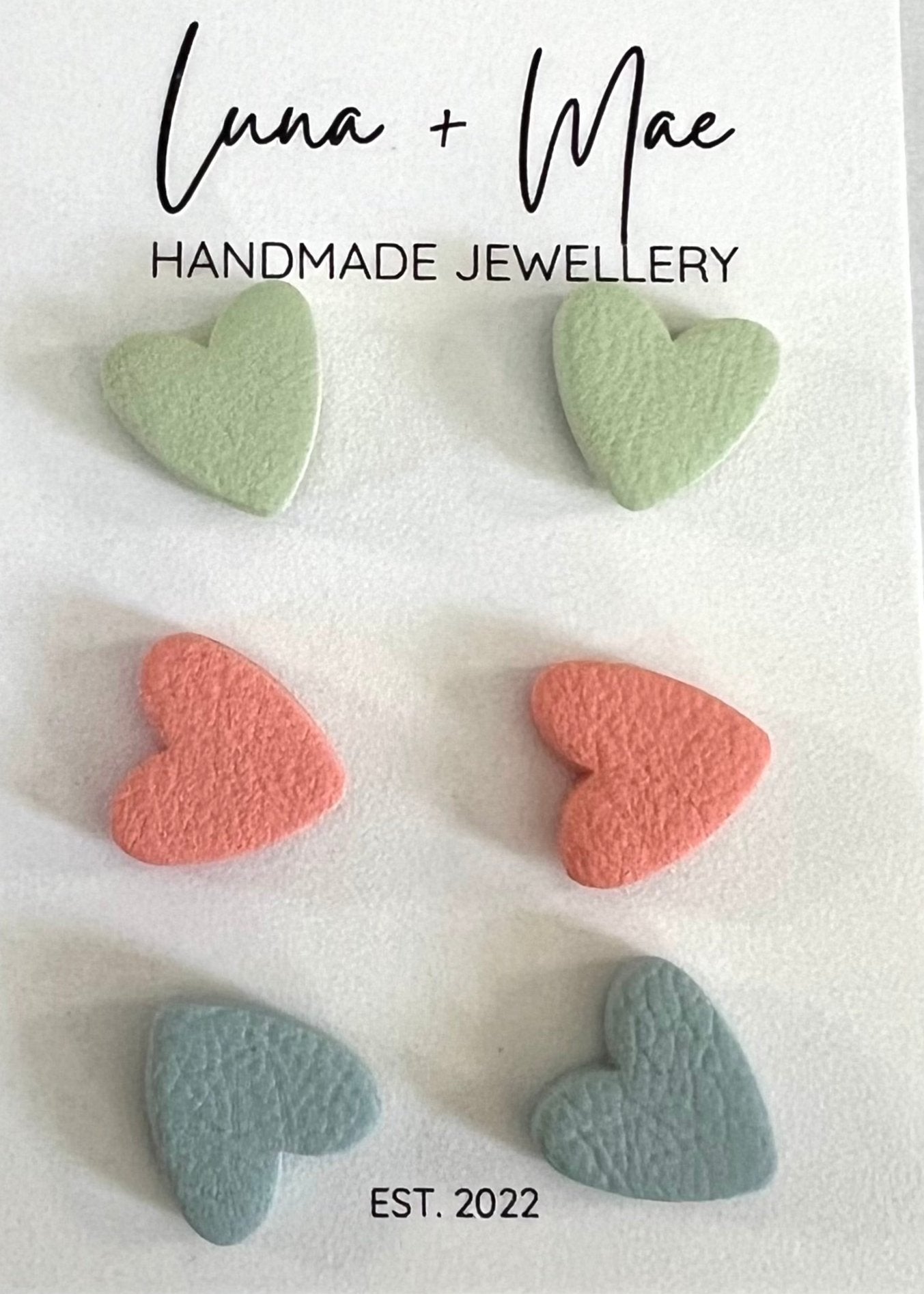 Polymer Clay Stud Triple Pack - #6