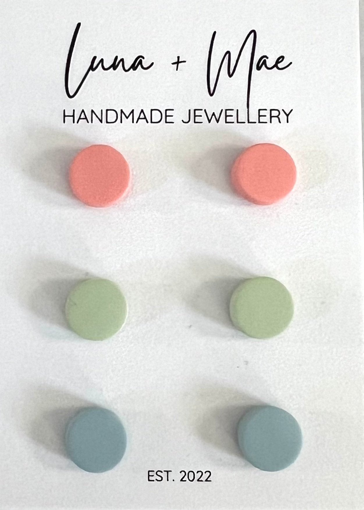 Polymer Clay Tiny Trio Stud Pack - #6