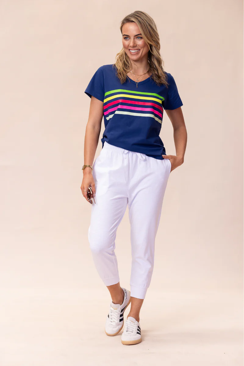 Portsea Pants (7/8 length) - White