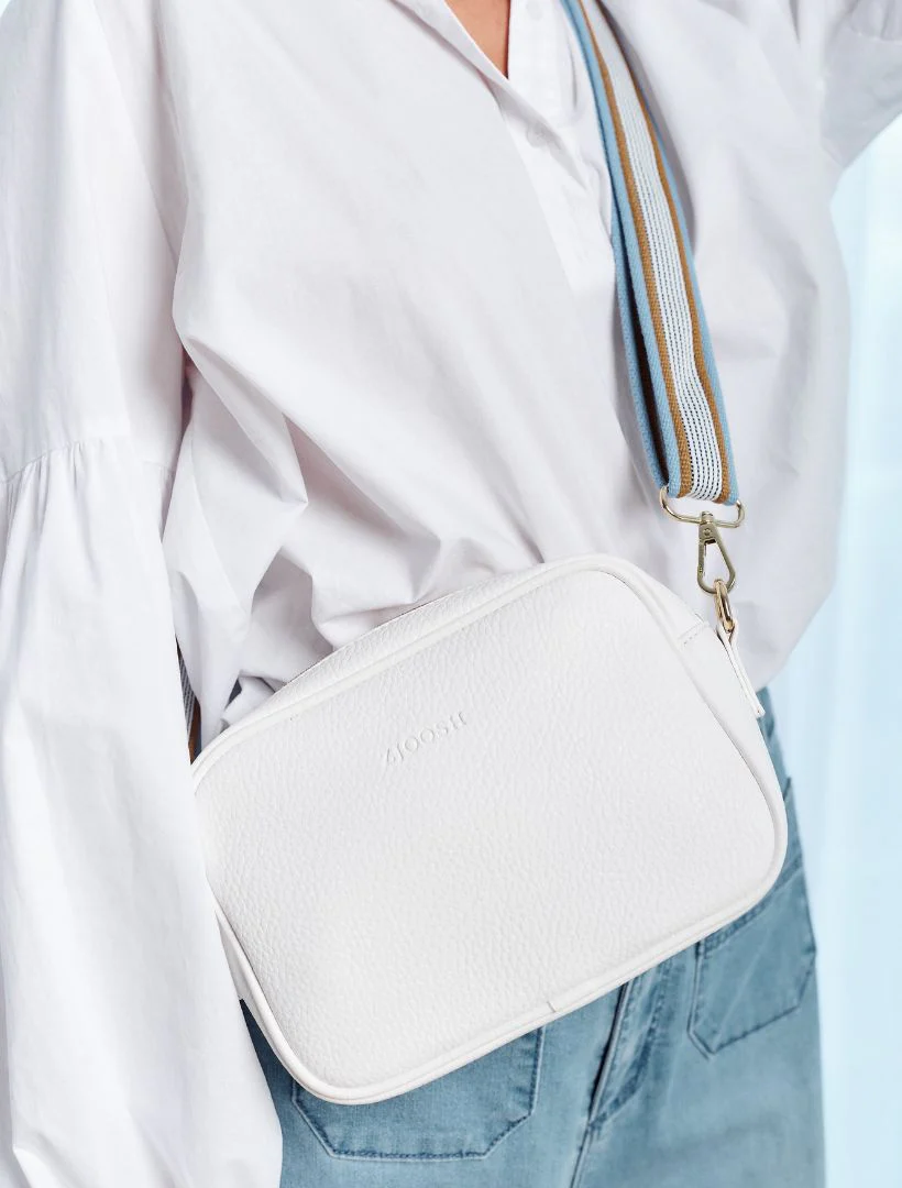 Ruby Sports Cross Body Bag - White