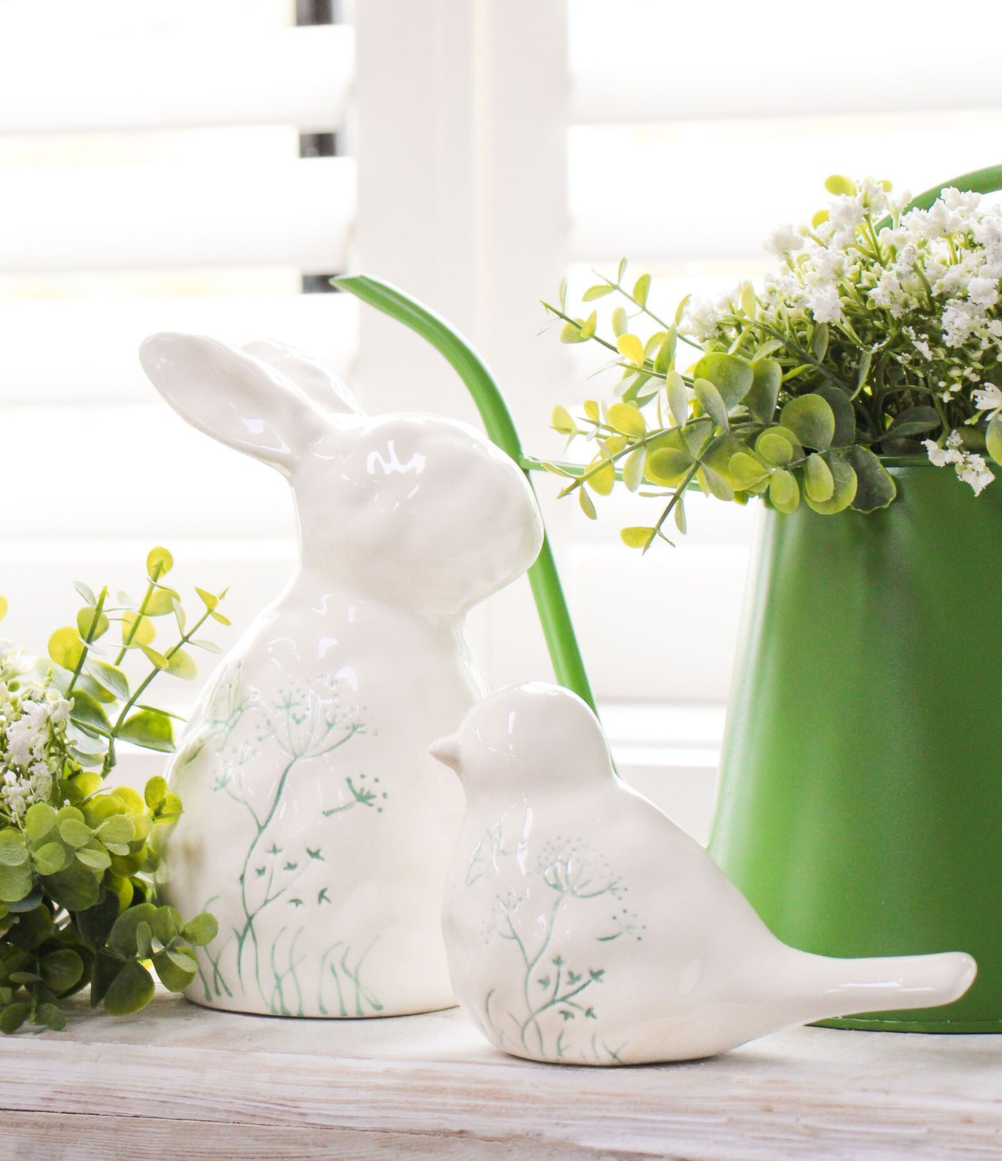 Rabbit Ornament Large - Frenchie Sage