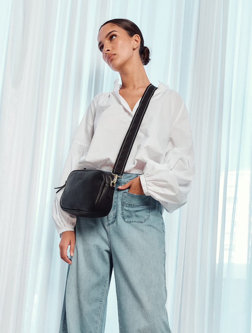 Ruby Sports Cross Body Bag - Black