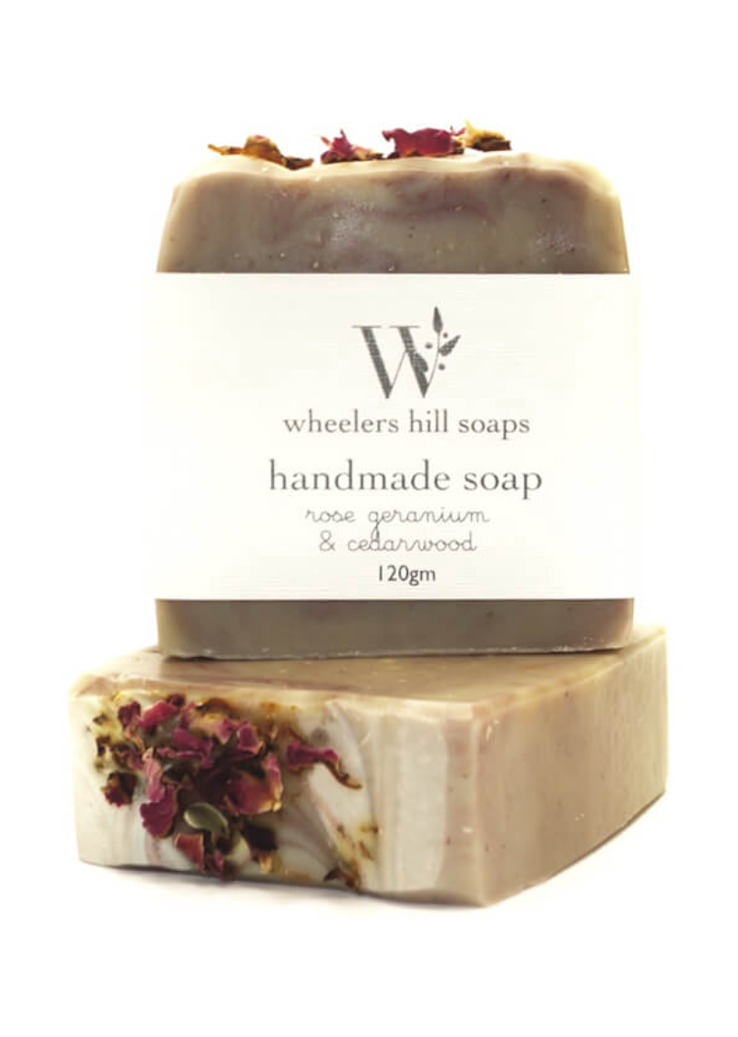 Soap Bar - Rose Geranium & Cedarwood