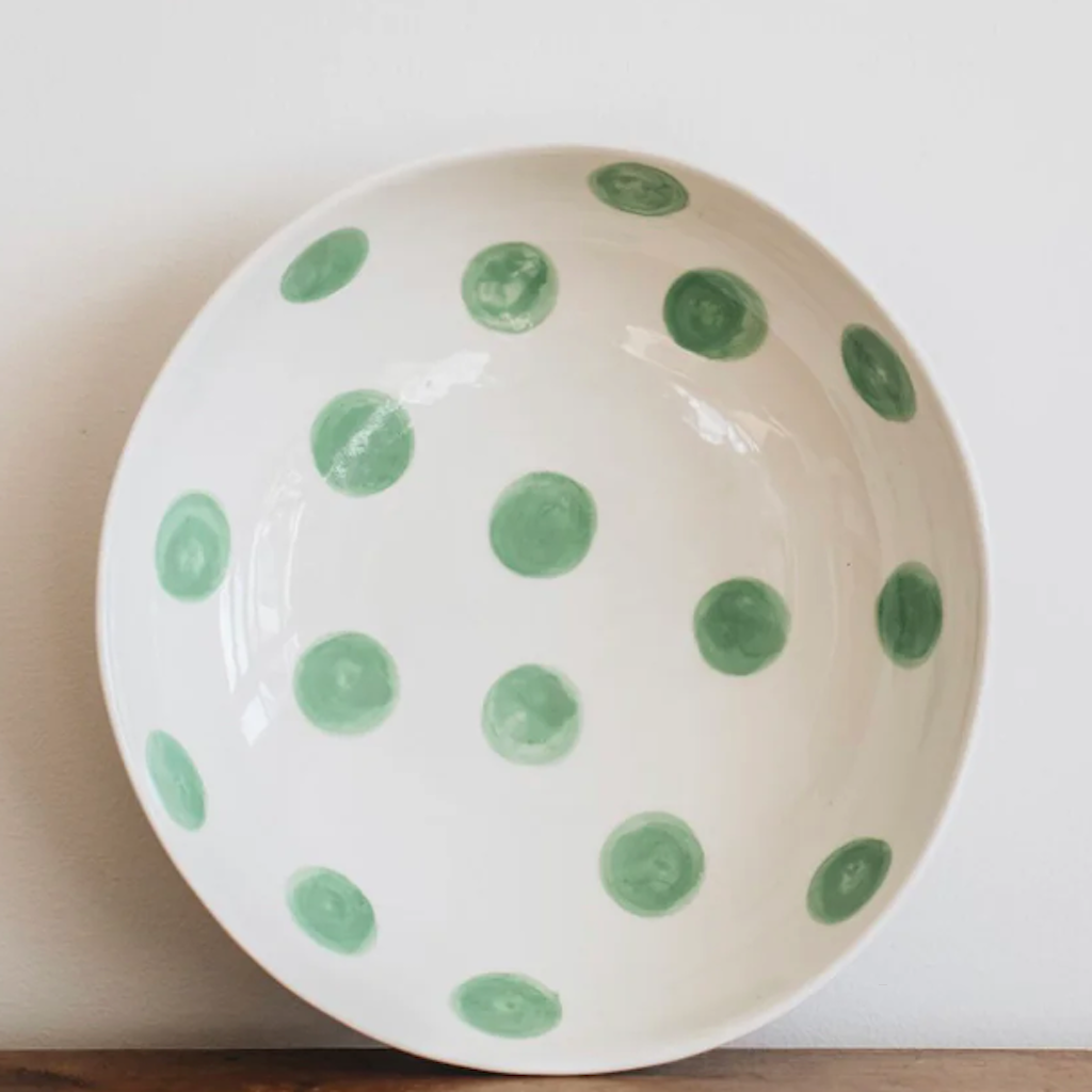 Spot Salad Bowl - Mint Green