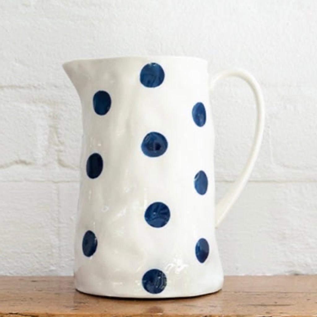 Medium Spot Jug - Navy