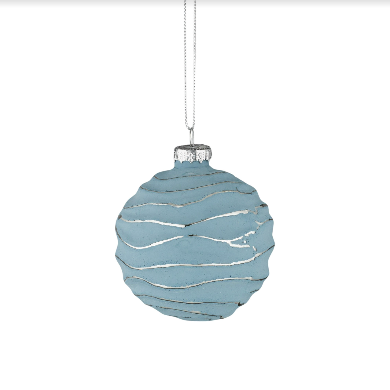 Sky Glass Bauble - Blue