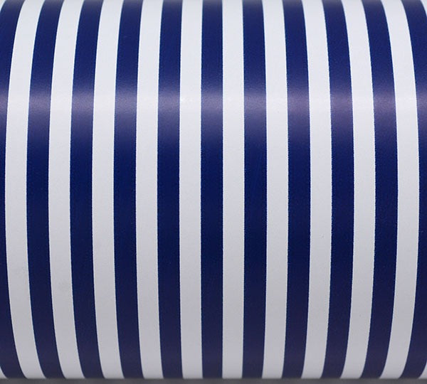 Slimline Stripe Gift Wrap - Navy On White