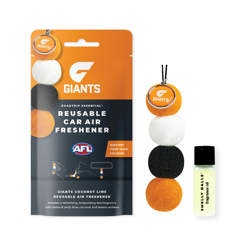 Smelly Balls AFL GWS Giants - Coconut & Lime