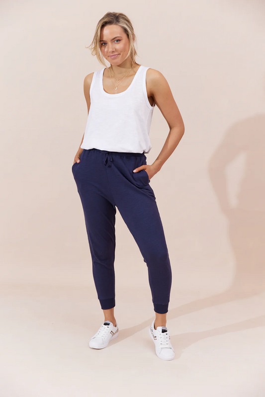 Sorrento Pants (7/8 length) - Navy