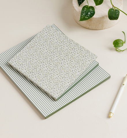 Signature Notebook - Spring Leaves
