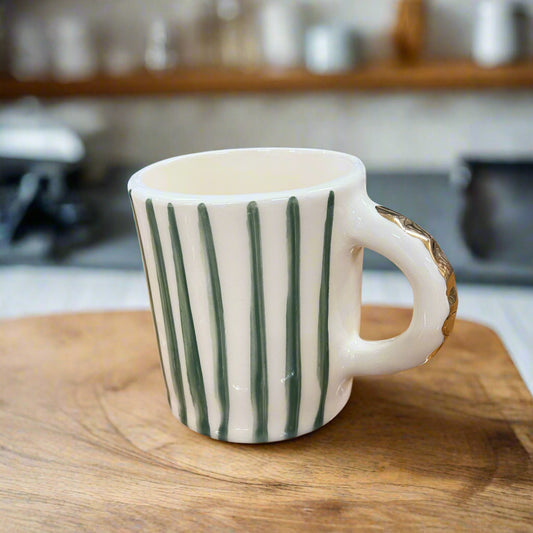 Mug - Green Stripe