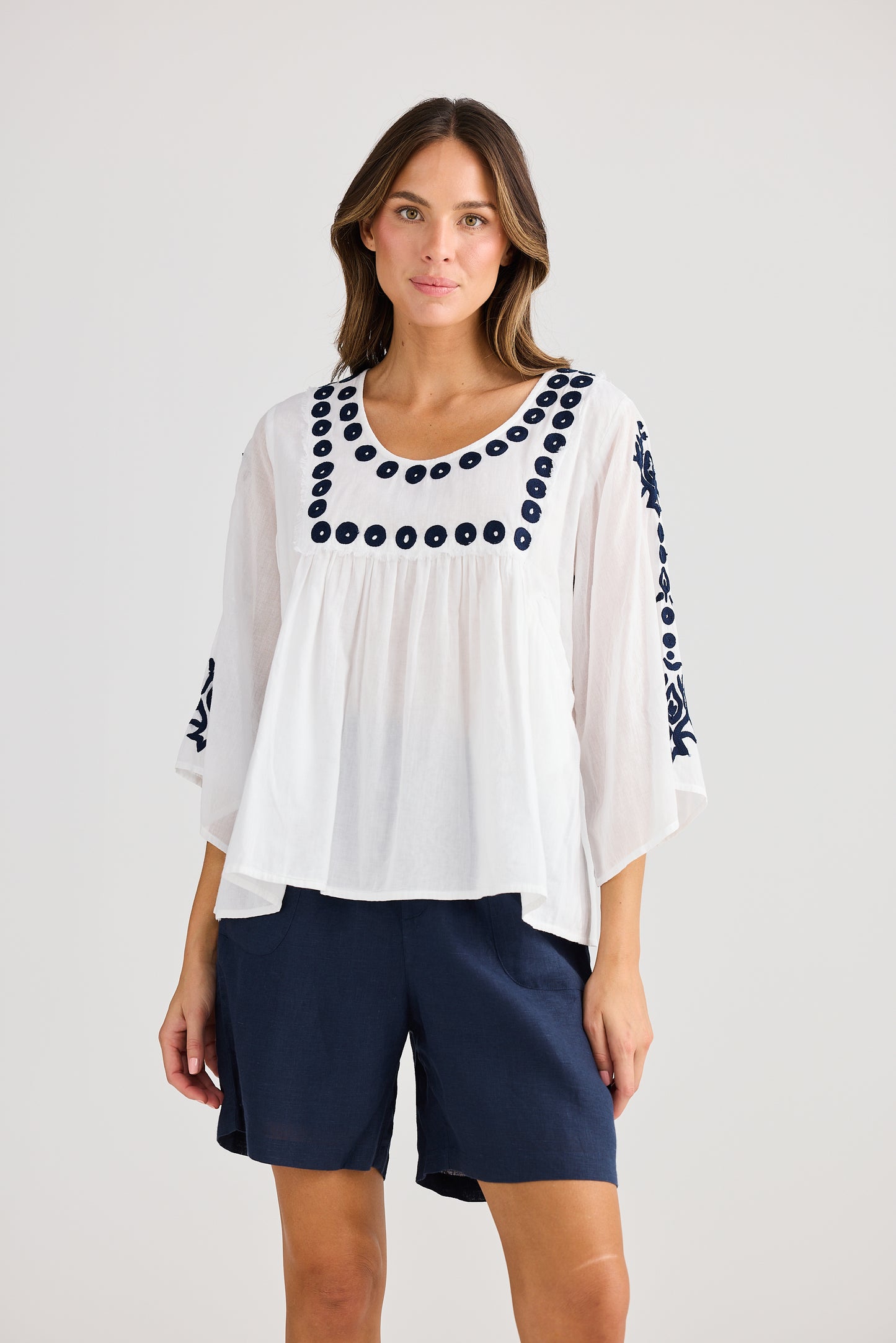 Sun Lounge Top - White