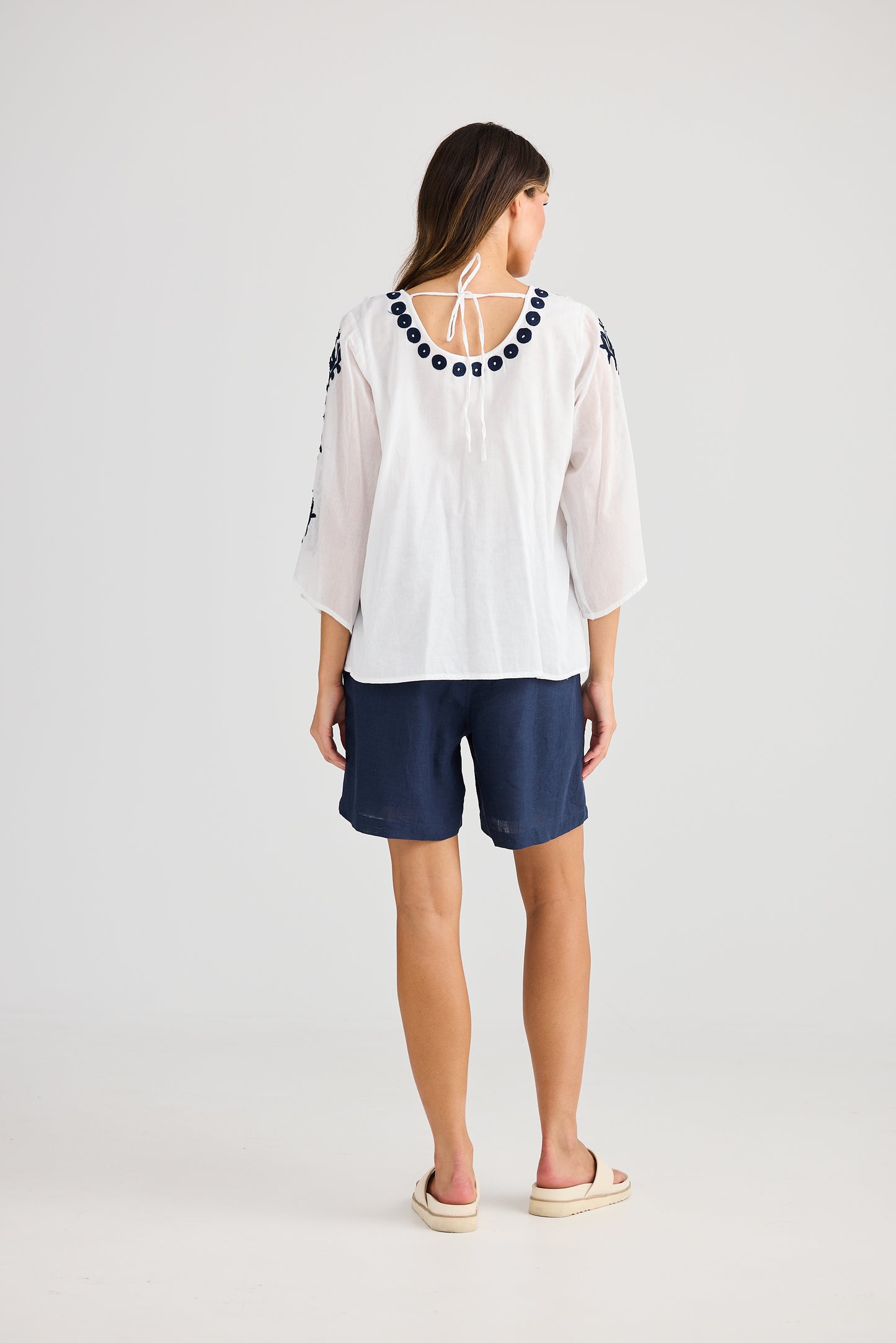 Sun Lounge Top - White