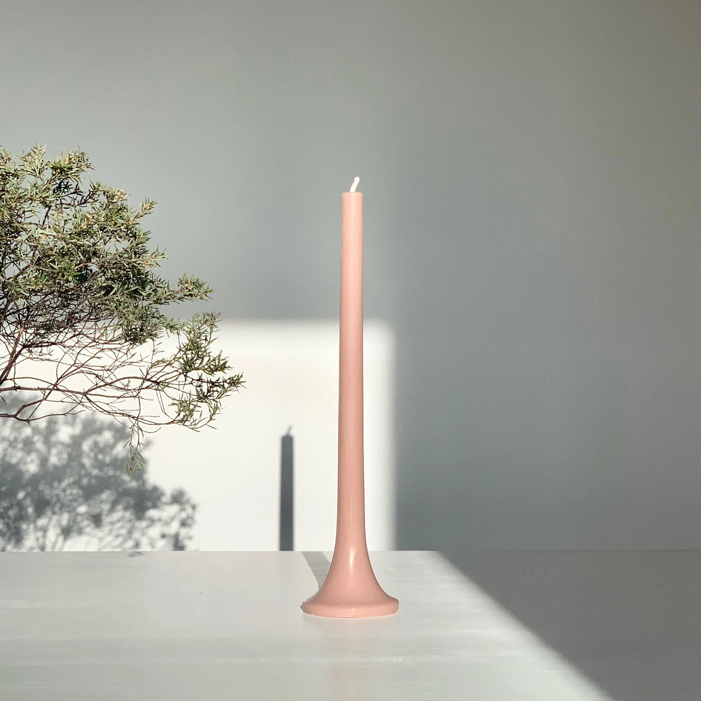 Tusk Taper Candle Set - Clay