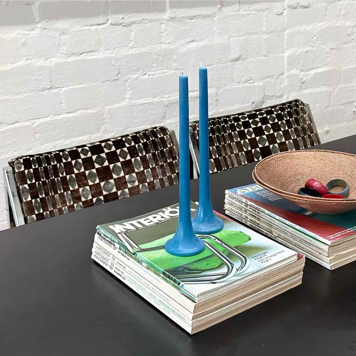 Tusk Taper Candle Set - Ocean Blue