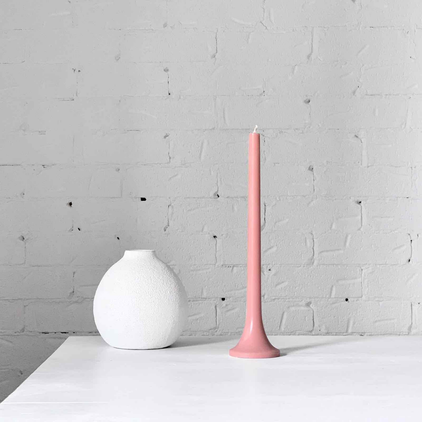 Tusk Taper Candle Set - Peach