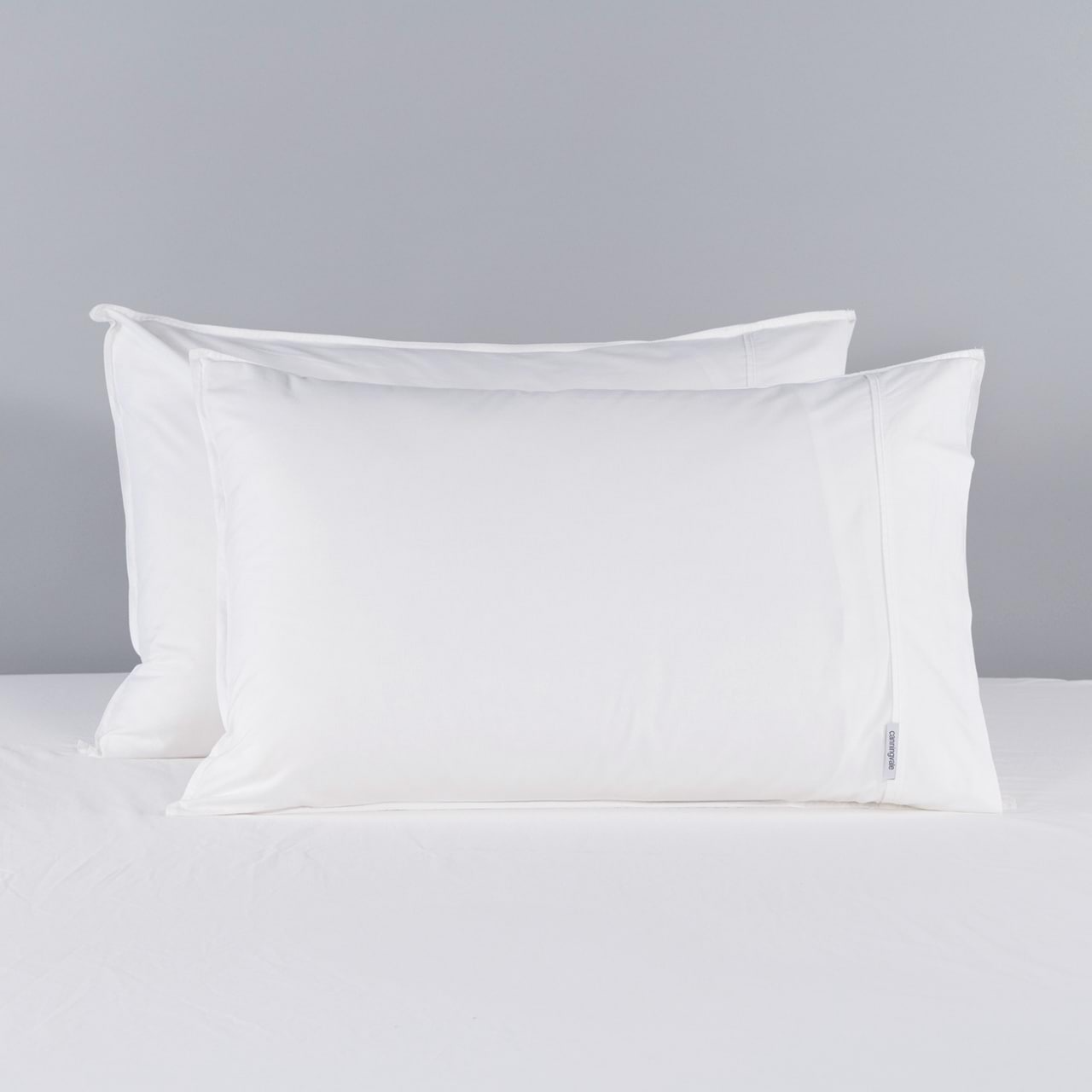 Vintage Softwash Cotton Pillowcase Pair - White