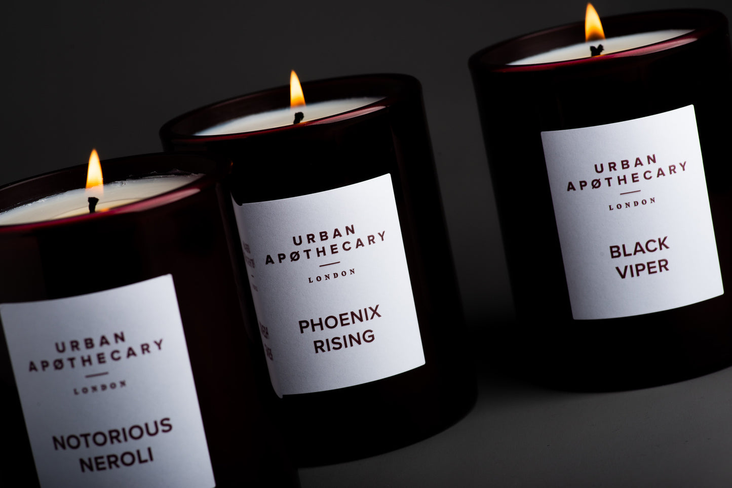 Ruby Candle - Black Viper