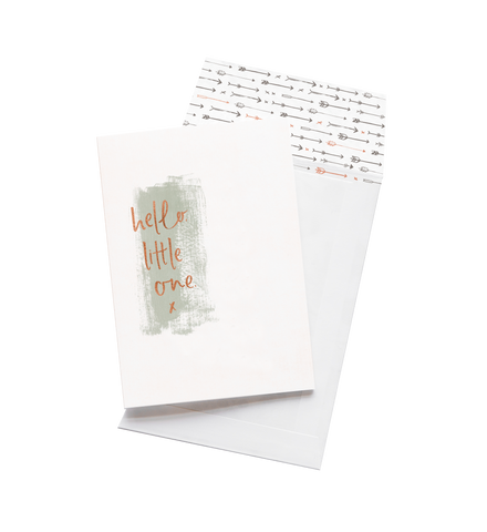 Greeting Card - Hello Little One