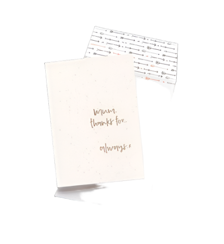 Greeting Card - Mum, Thanks For... Always