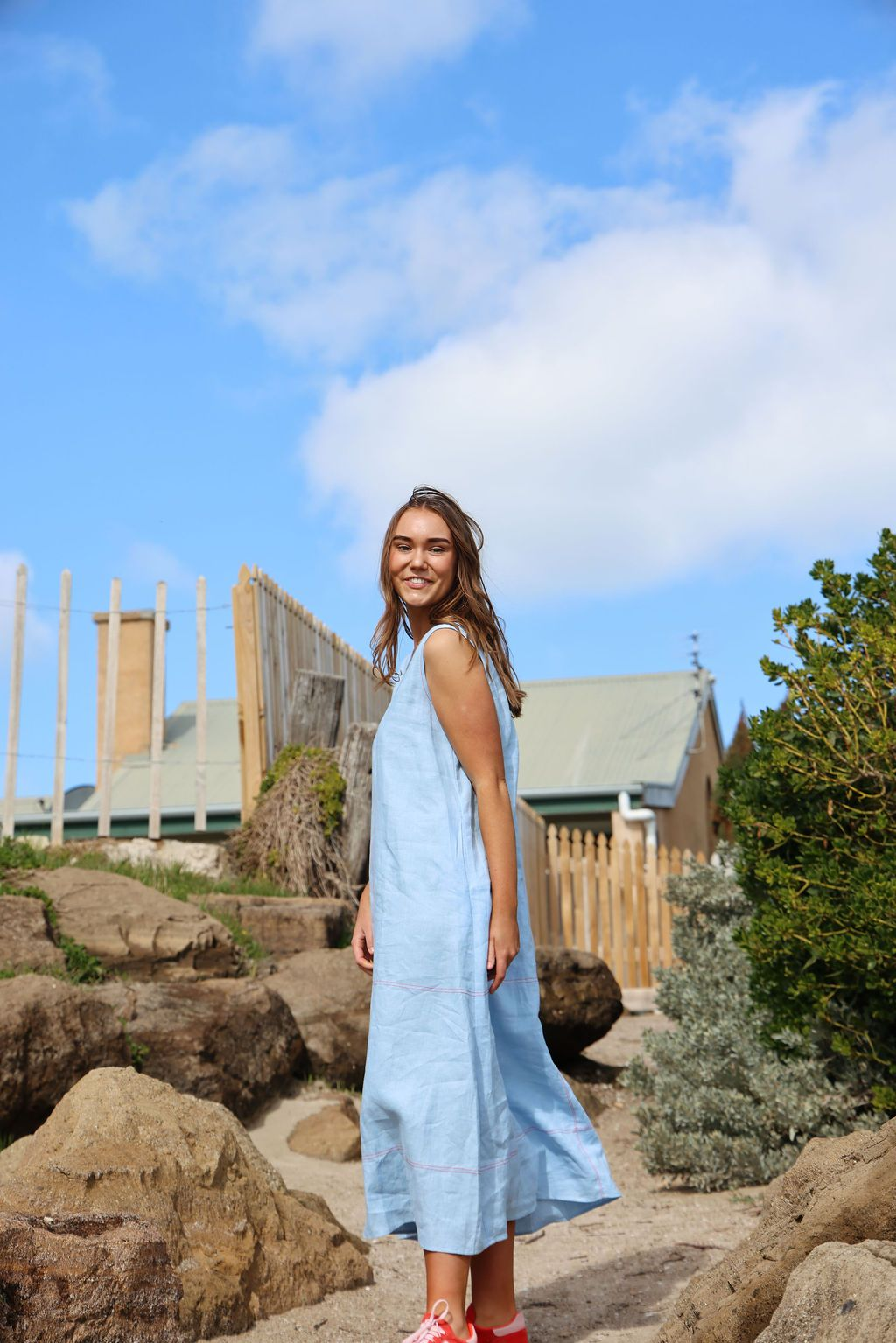 Willow Dress – Blue