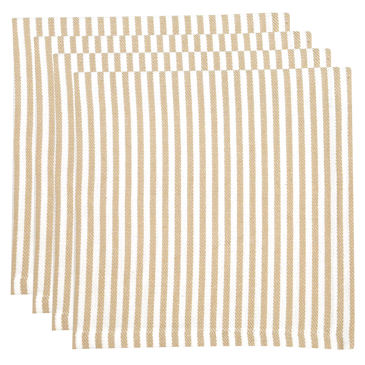 Maison Stripe Napkin Set - Beige