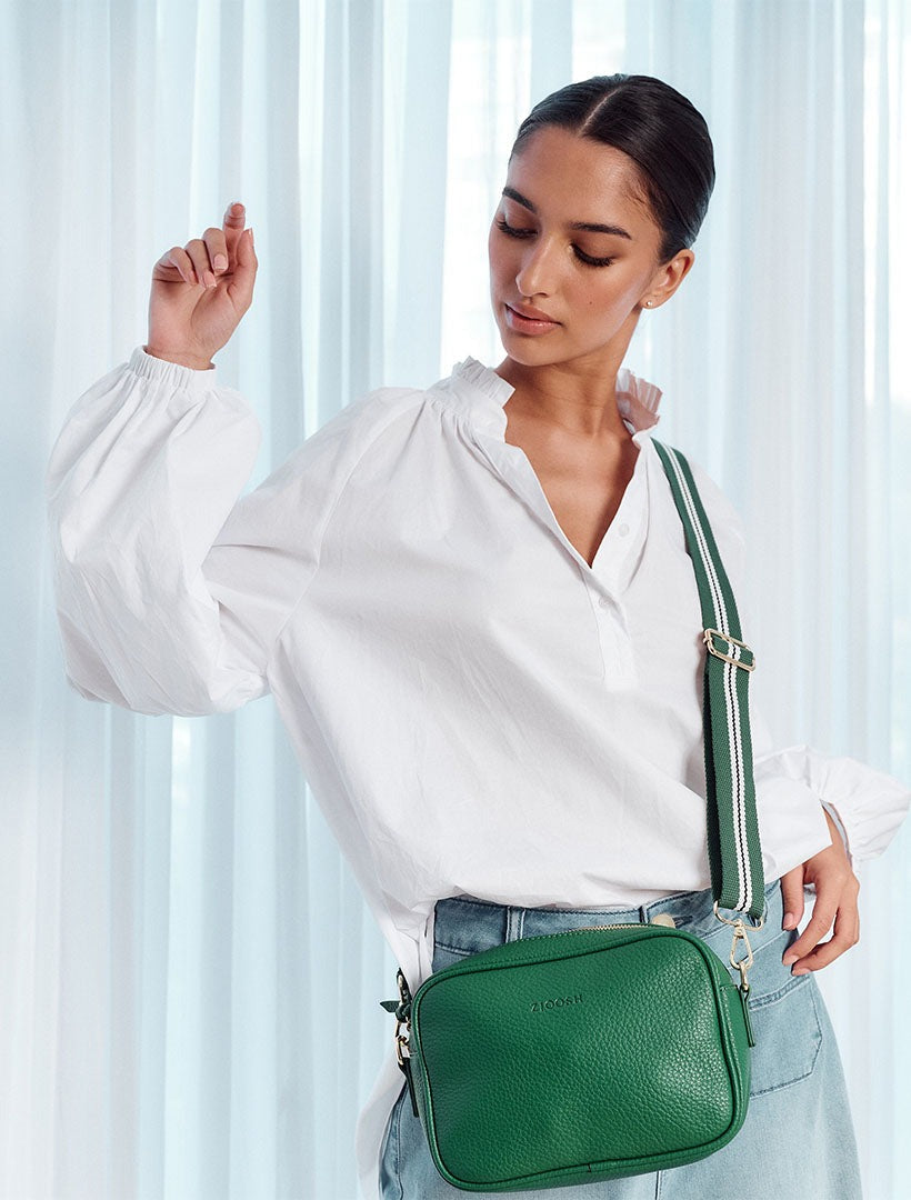 Ruby Sports Cross Body Bag - Meadow Green