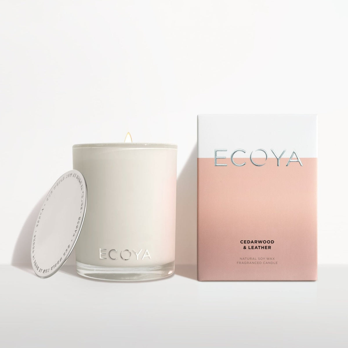 Madison Candle (Cedarwood & Leather) Ecoya