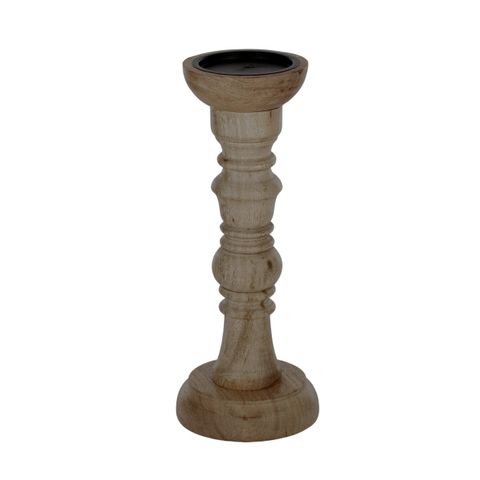 Kiele Wood Candle Holder - Small