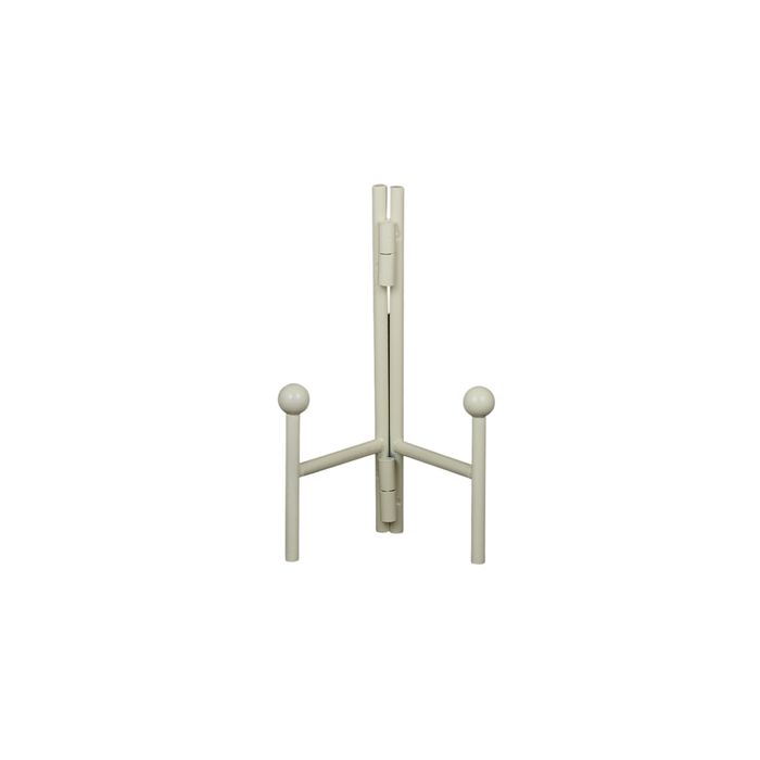 Benloch Metal Plate Stand - Ivory