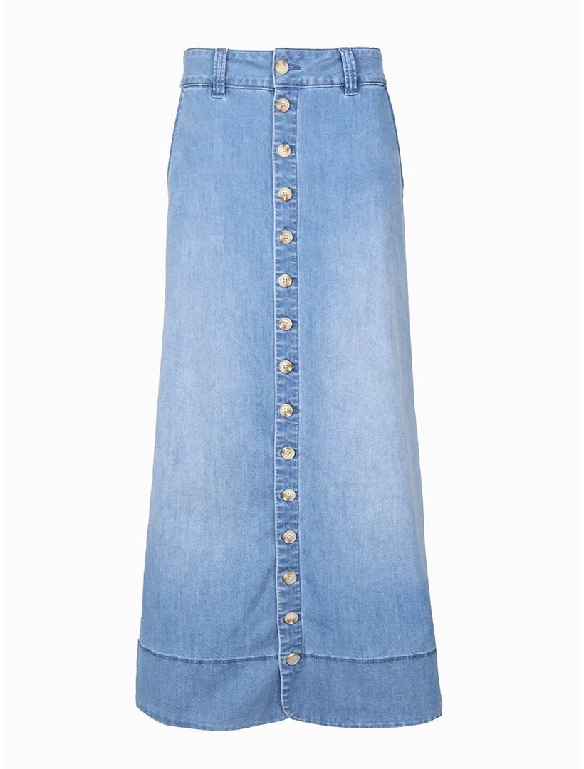 Goldie Summer Wash Denim Skirt