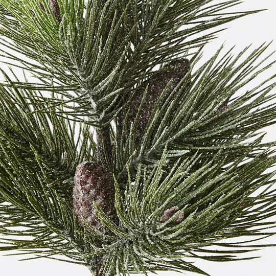 Pine Jasper Tree in Pot - Green White