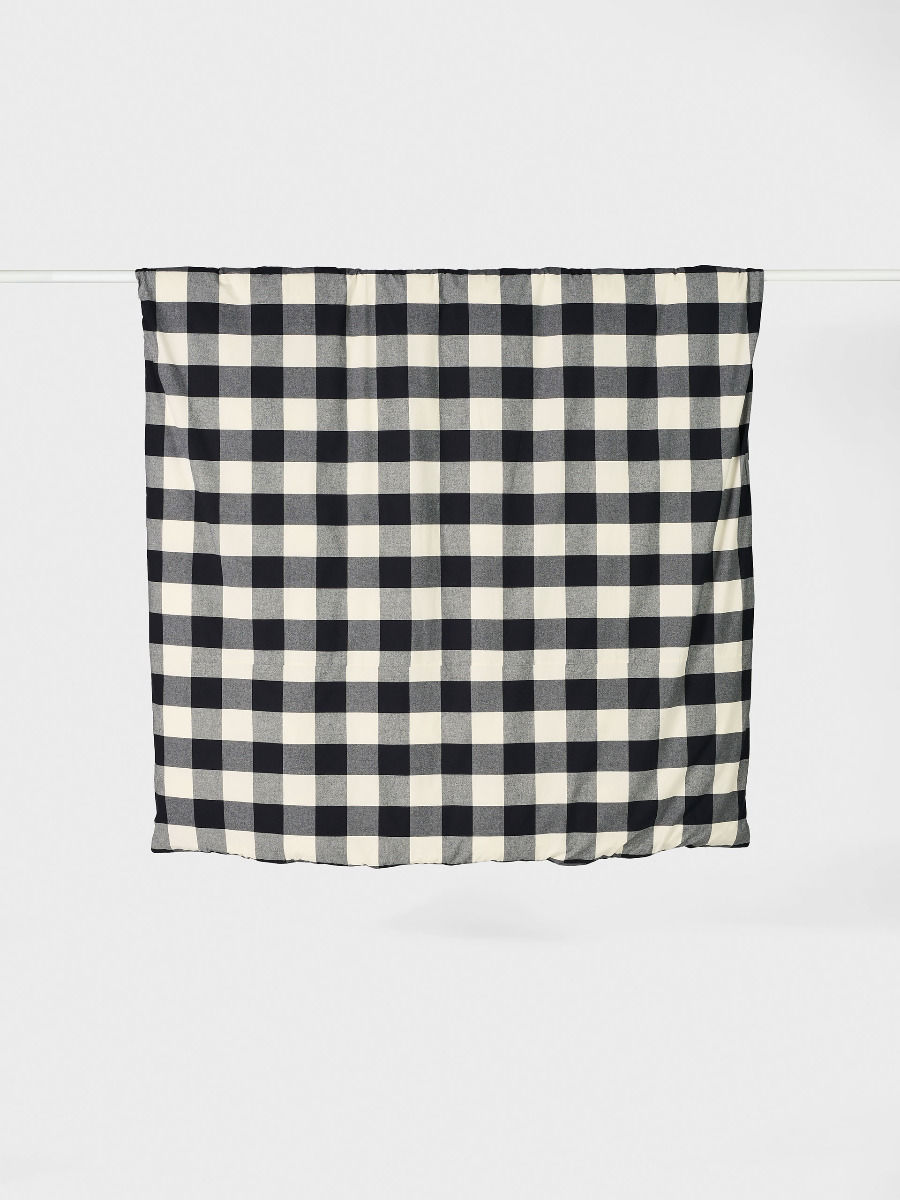 Wren Quilt Cover Set (Queen) - Black