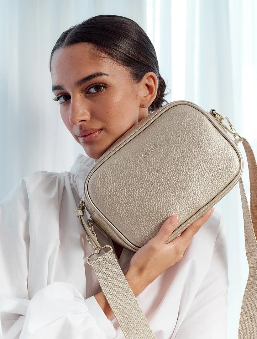 Ruby Sports Cross Body Bag - Gold