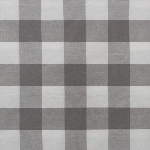 Modella Gingham Quilt Cover Set (Double) - Grey