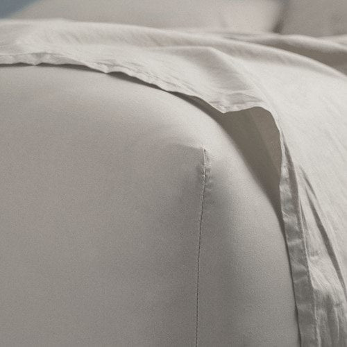 Vintage Softwash Cotton Sheet Set (Single) - Stone