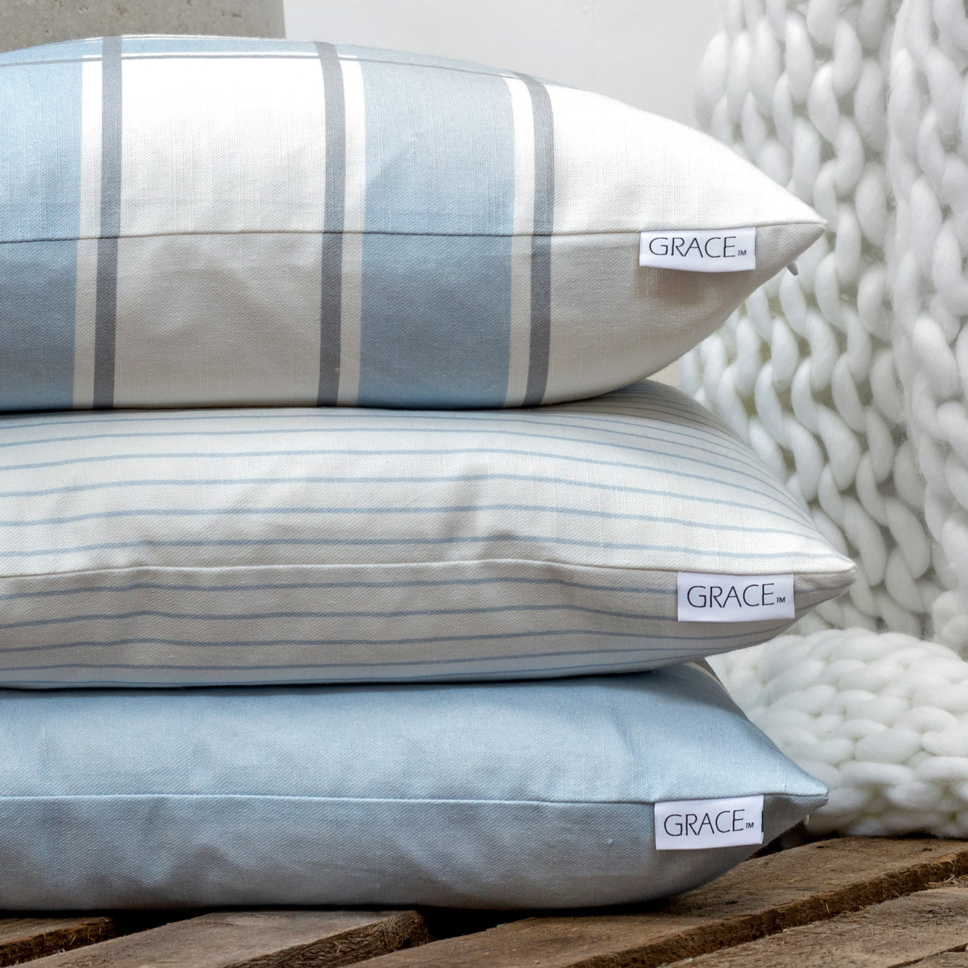 Alfred Cushion on a white background from The Grace Collection Australia.