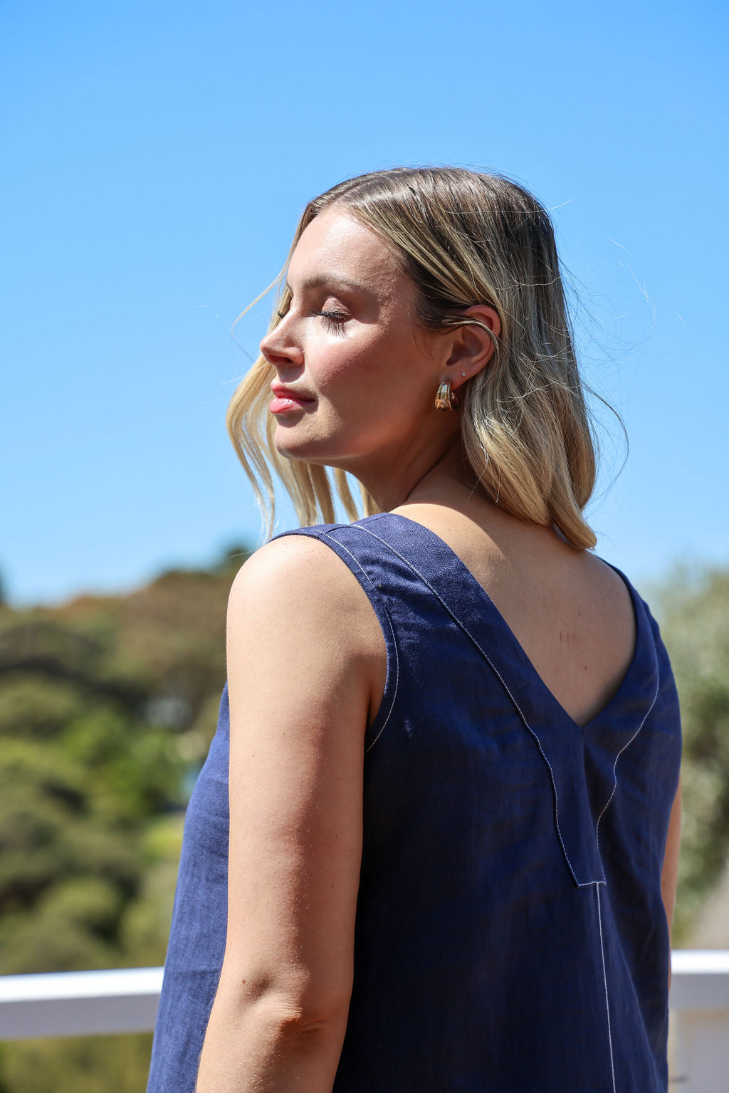Willow Dress - Navy